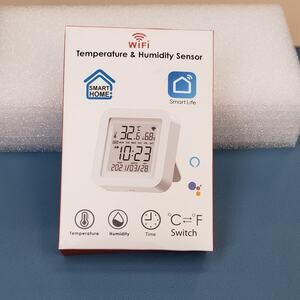 Smart WiFi Temperature Humidity Monitor: TUYA Wireless. Hygrometer